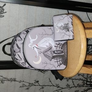 Disney Loungefly NBC Nightmare Before Christmas mini backpack and wallet.  NWT
